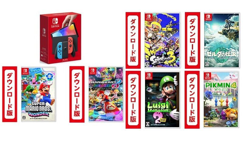 【Amazonプライムデー】Switch本体＋ソフトがお買い得。『マリオワンダー』『マリオカート8 デラックス』『スプラトゥーン3』などが対象に