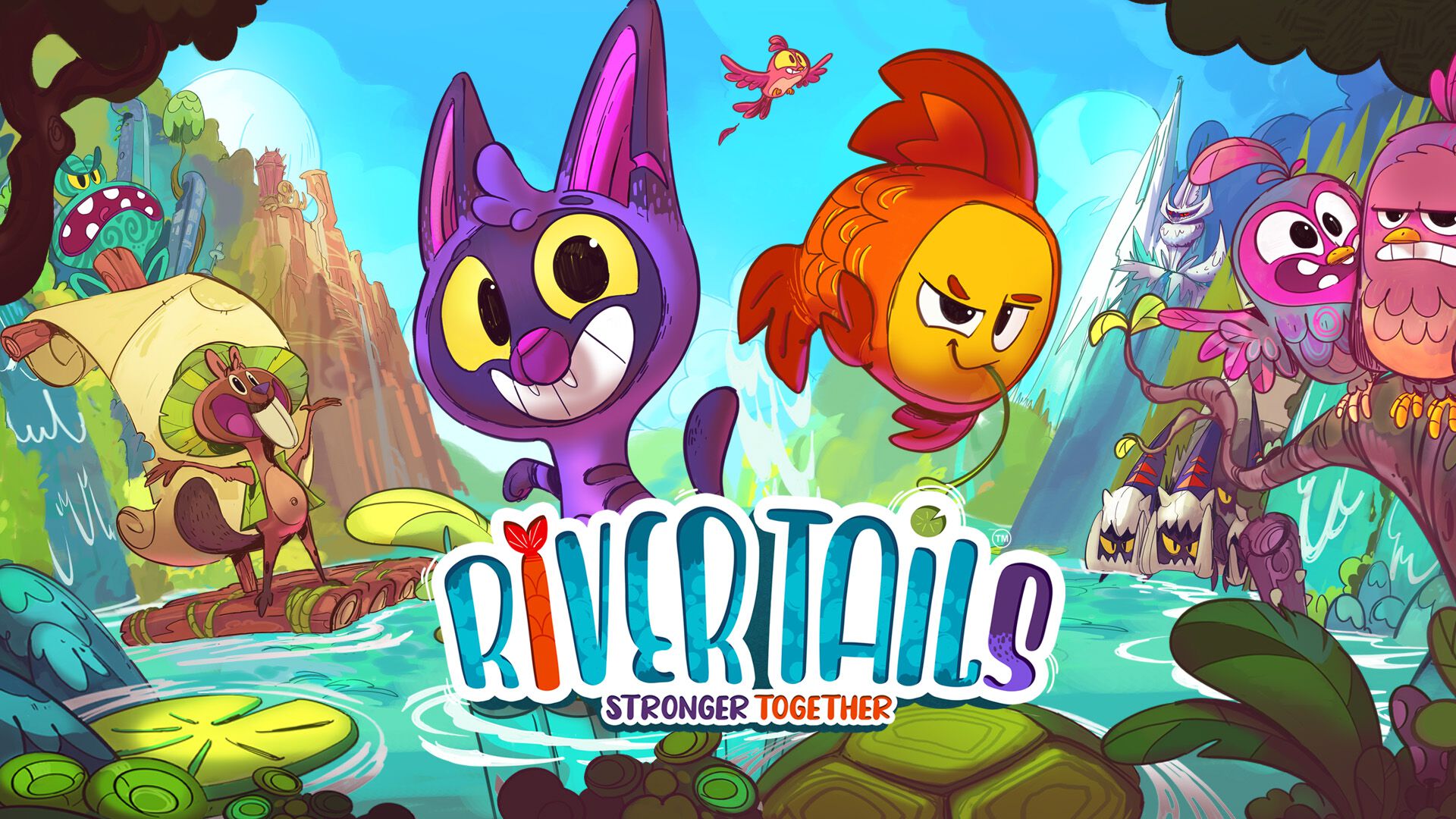 ネコと魚の友情アクションアドベンチャー『River Tails: Stronger Together』Steamで正式リリース。オンライン協力プレイにも対応