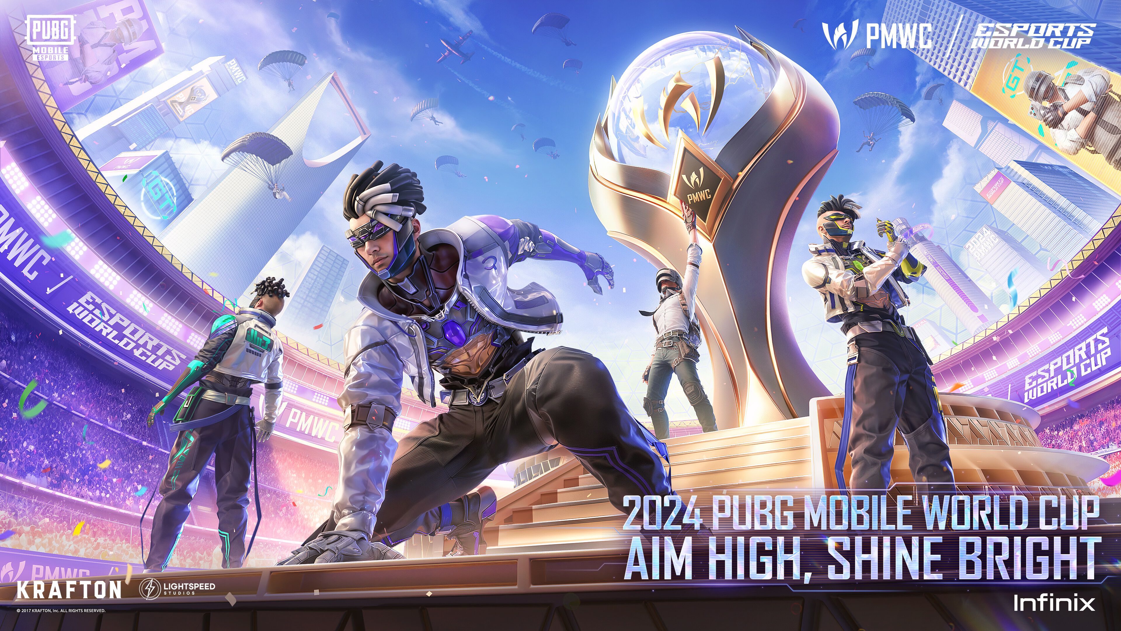 『PUBG MOBILE』世界大会“2024 PUBG MOBILE World Cup”が7月19日より開幕。賞金総額は300万ドル、日本からは“REJECT”と“CAG OSAKA”が出場