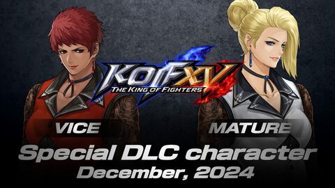 『KOF15』スペシャルDLCキャラとして“マチュア”と“バイス”が参戦決定。12月にふたり同時に配信予定