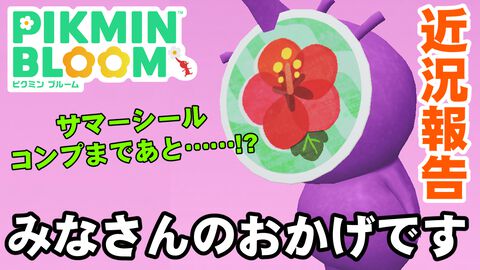 『ピクミン ブルーム』フレンドのみんなに感謝!! 夏イベの完全踏破が確定して浮かれ気味のデコ集め近況リポート【プレイログ#681】