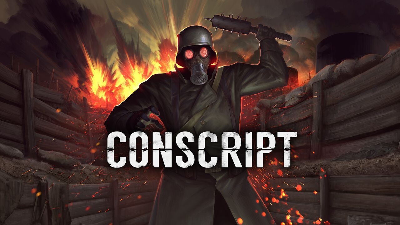 レトロ感漂う2Dサバイバルホラー『CONSCRIPT』本日(7/24)発売。行方不明の弟を探すべく、第一次世界大戦の戦場を駆けまわる