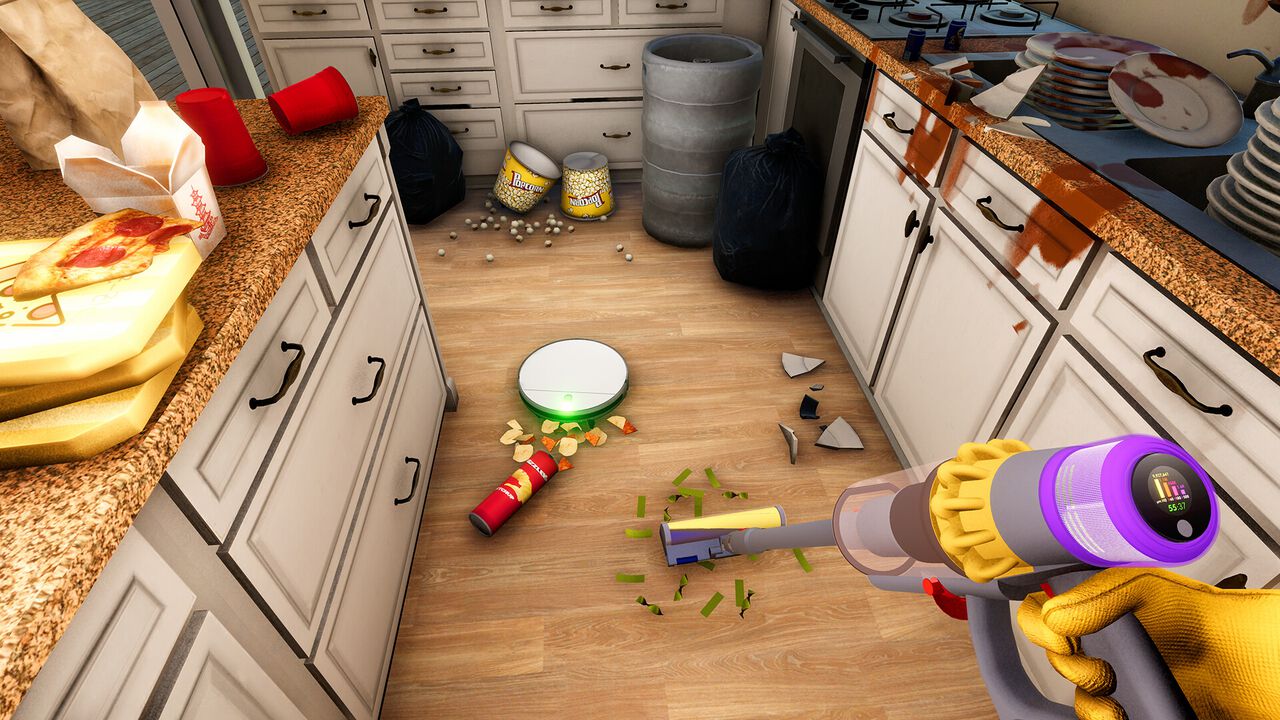 清掃員シミュレーション『Emergency Cleanup Co.』Steamで2024年発売。ゴミ屋敷をキレイにしつつ掃除ガジェットを揃える
