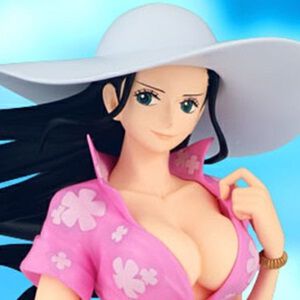 『ワンピース』水着姿のニコ・ロビンを指先までこだわりフィギュア化。水面を表現した豪華クリア台座にも注目【ONE PIECE】