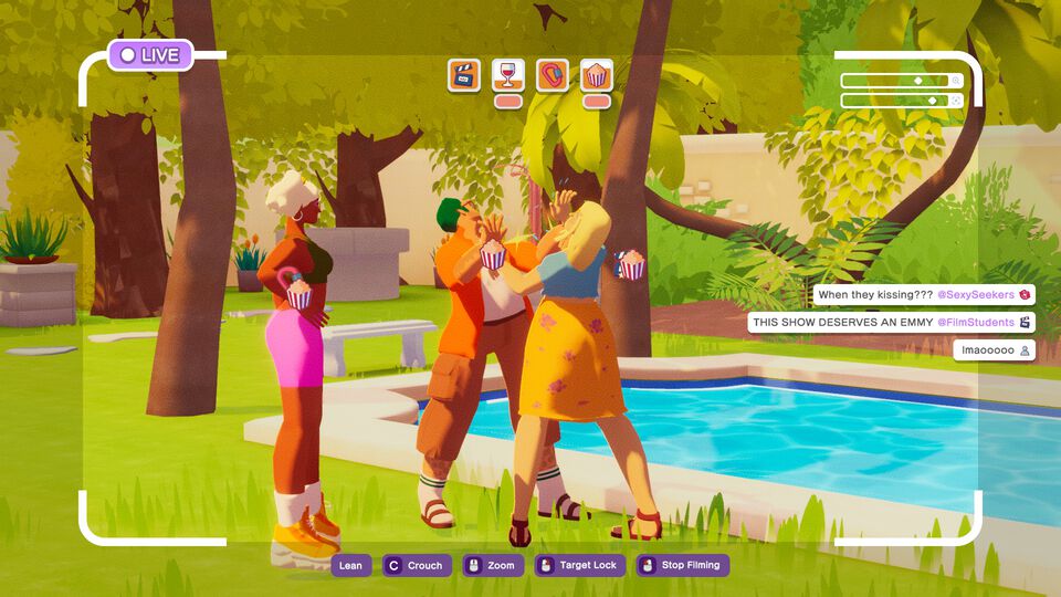 90年代風恋愛リアリティ番組シミュ『The Crush House』Steamにて発売。視聴者を満足させつつ番組に秘められた邪悪な秘密を暴け