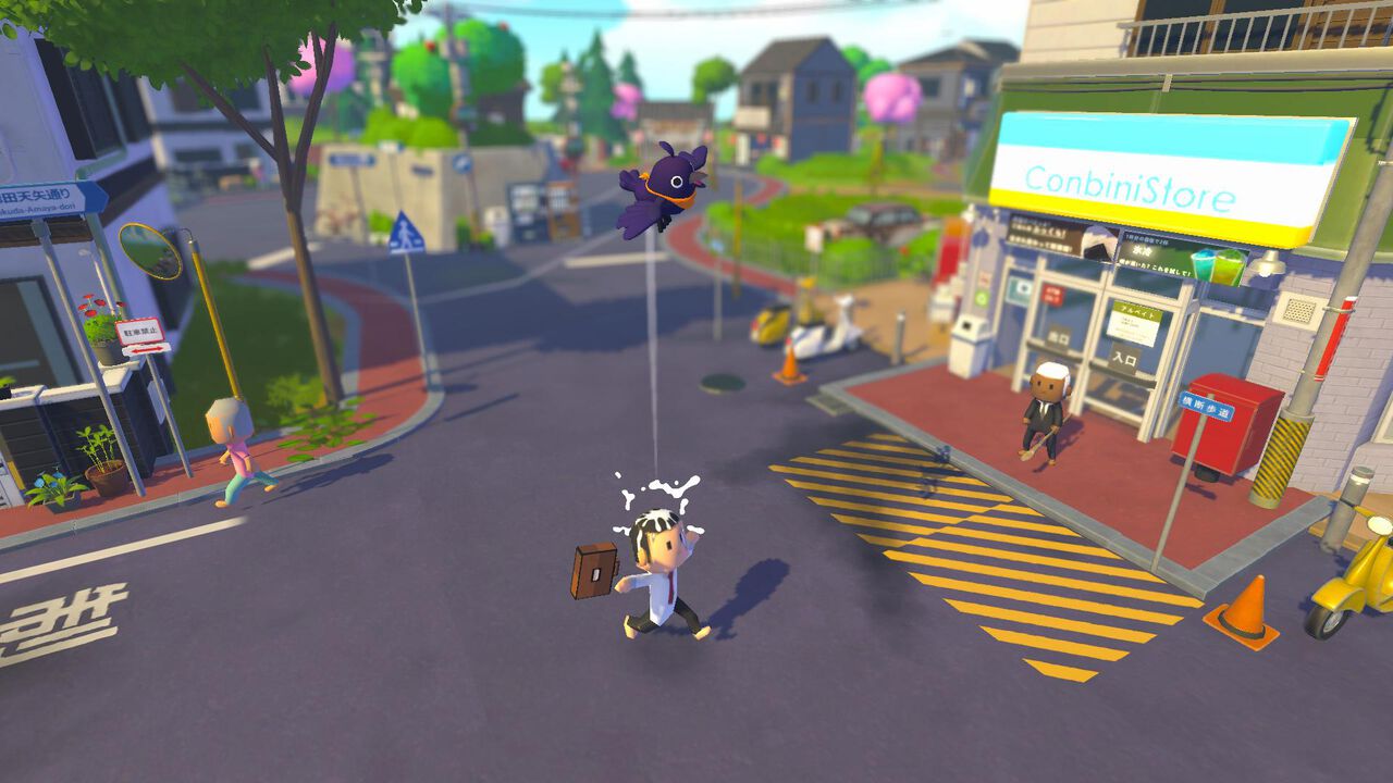 『カラスのおしごと』本日(8/15)発売。人にフンを落として輝くアクセサリーを盗み、町一番のイケてるカラスを目指すいたずらアクション