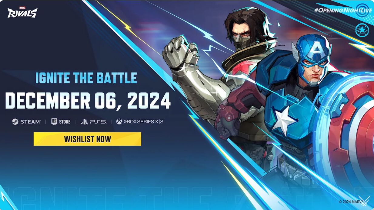 マーベル ライバルズ』の正式リリースが12/6に決定。キャプテン 
