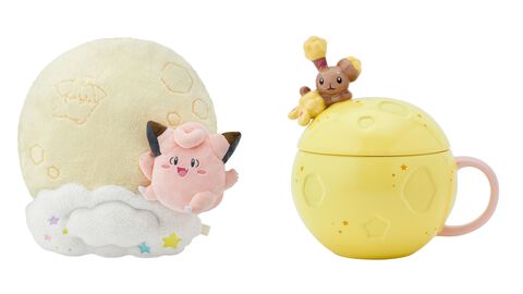『ポケモン』ピッピお月見クッションとミミロル満月マグカップが8月31日にポケモンセンターで発売。テラスタルのイーブイズアクセサリーも同日登場