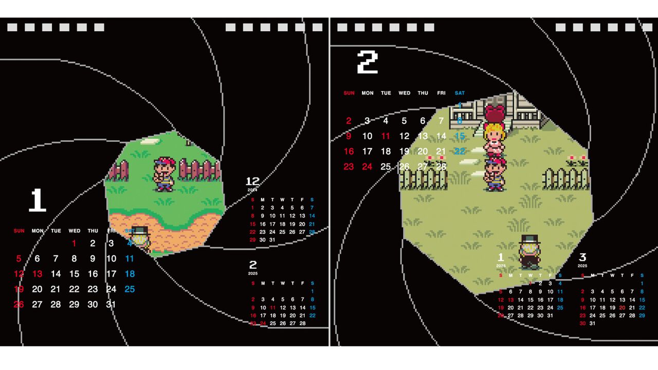 『MOTHER2』ほぼ日カレンダー2025年版が9月1日発売。天才写真家が捉えたオネット、ツーソン、ウィンターズ、スリークでの思い出