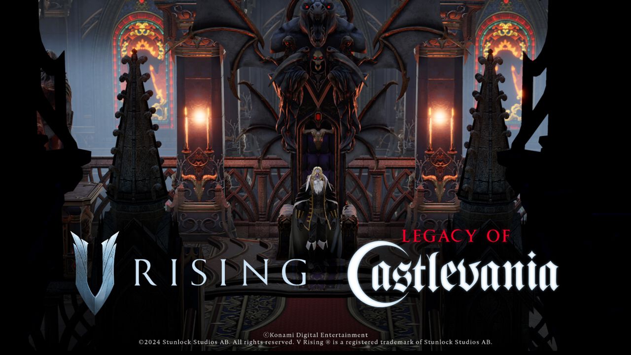 悪魔城伝説』×『V Rising』コラボコンテンツの新映像が初解禁 悪魔城伝説』×『V Rising』コラボコンテンツの新映像が初解禁