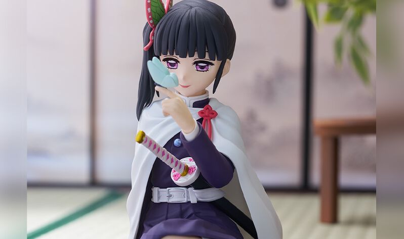 鬼滅の刃』カナヲがぬーどるストッパーフィギュアに登場。穏やかに蝶を 