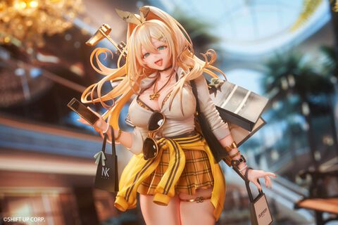 『NIKKE』ルピーの1/7スケールフィギュアが予約受付中。300×600mmタペストリーが付属する豪華版もあわせて発売に