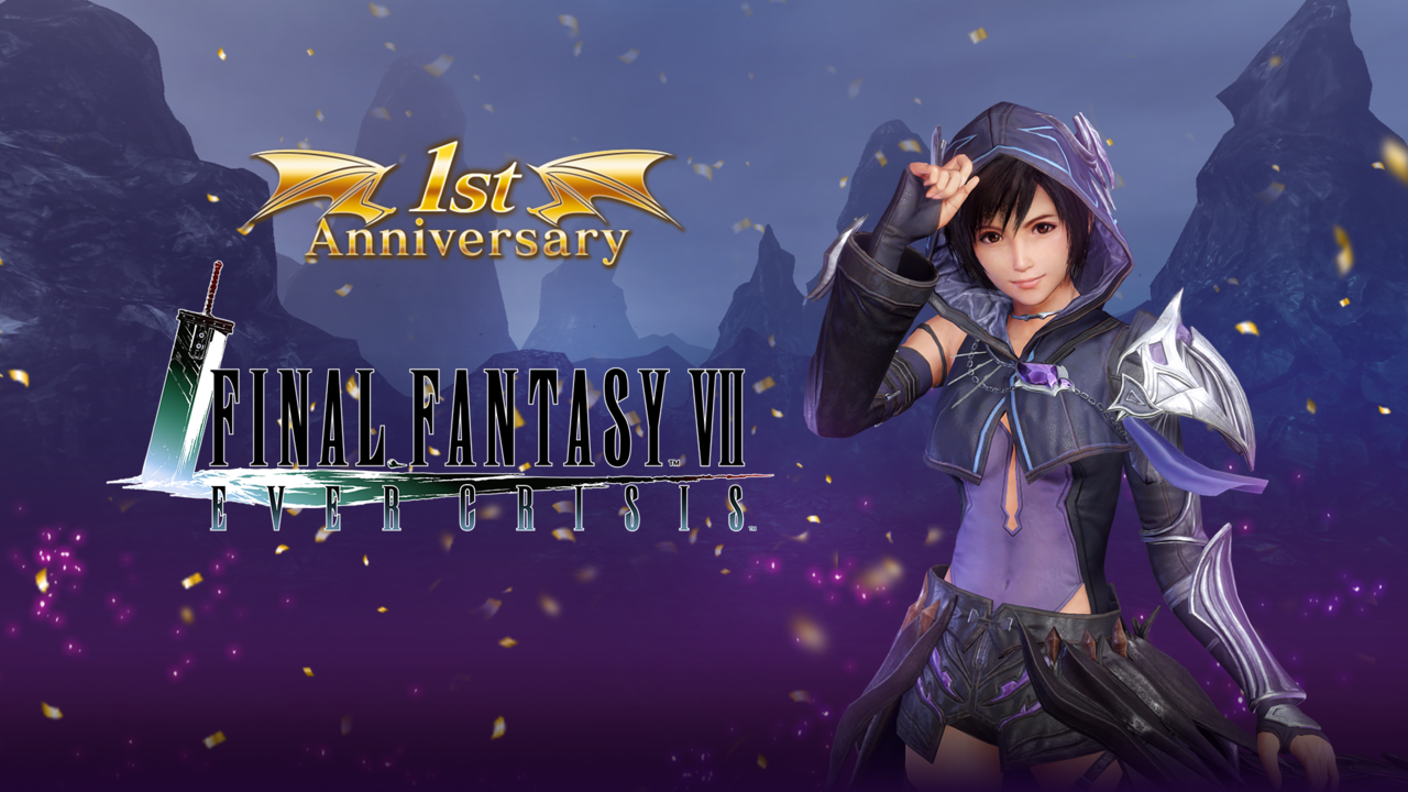 『FF7エバークライシス』1st Anniversaryバトルランキングイベントが開幕。ユフィの新たな期間限定武器が登場するリミットブレイクガチャも開催中