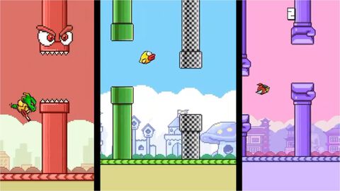 一斉を風靡した死にゲー『Flappy Bird（フラッピーバード）』が10年の時を超え復活。多彩なプレイアブルキャラやステージを引っ提げて舞い戻る