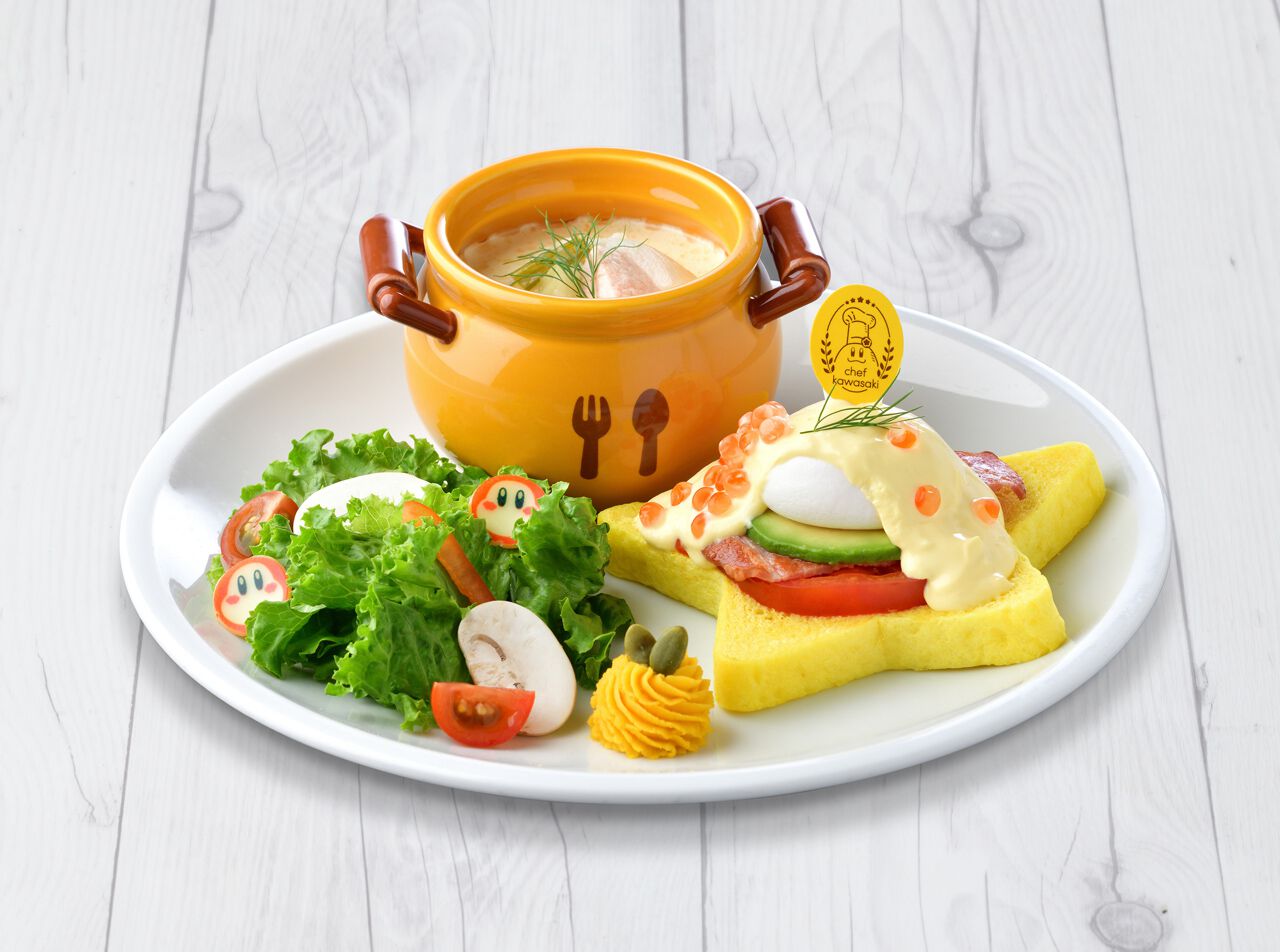 カービィカフェで秋の期間限定メニュー2種が登場。コックカワサキの鍋 