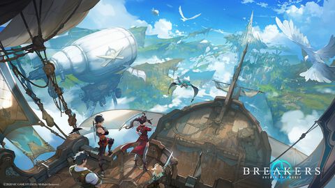 スマホ・PC向け新作アニメーションRPG『BREAKERS : UNLOCK THE WORLD』キービジュアル公開！