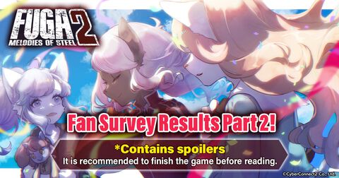 Fuga: Melodies of Steel 2 Fan Survey Results Part 2! Most Memorable and Most Despairing Scene! Spoilers abound!