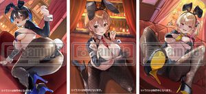 パッケージ版『バニーガーデン』ファミ通DXパックのデザイン公開。花奈、凜、美羽香の描き下ろしタペストリーはお紳士&お淑女必見