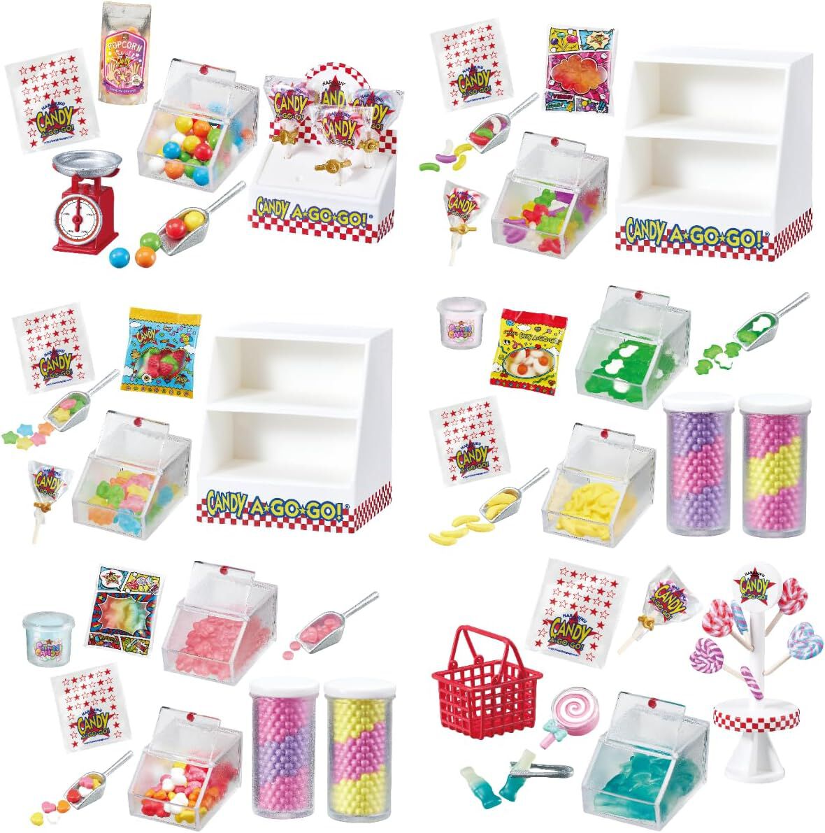 CANDY A☆GO☆GO】あの量り売りキャンディ店が精巧なミニフィギュアに