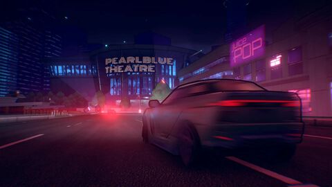 2本のスティックで新感覚のドリフト！『Inertial Drift』Switch/PS4/PS5版が本日(4/11)配信 。90年代風レトロフューチャーな舞台のレースゲーム