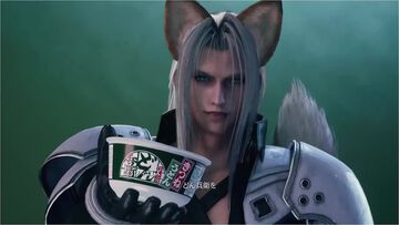 『FF7 リバース』セフィロスがどんぎつねに。「お前を導くのはどんぎつねだ」と、クラウドにどん兵衛を食べさせようとする衝撃の映像