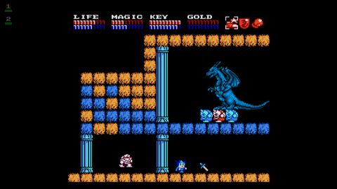 Switch『EGGコンソール ドラゴンスレイヤーIV ドラスレファミリー MSX2』発売。能力の異なる家族を切り替えて戦うアクションRPG
