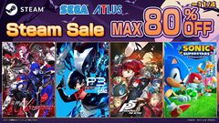 『P5R』60％オフ、『ソニックフロンティア』66％オフ。Steamでセガ・アトラス作品がセール中。11月1日より『真・女神転生V Vengeance』の割引きも開始