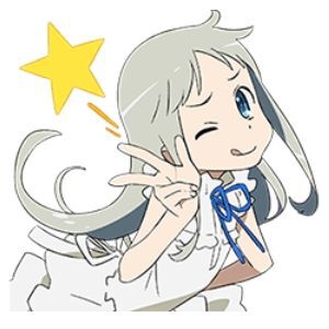 『あの花』じんたんら超平和バスターズが躍動するLINEスタンプ3選。シリアスブレイカーな元気幽霊めんまの「I love you」もかわいしゅぎ【あの日見た花の名前を僕達はまだ知らない。】