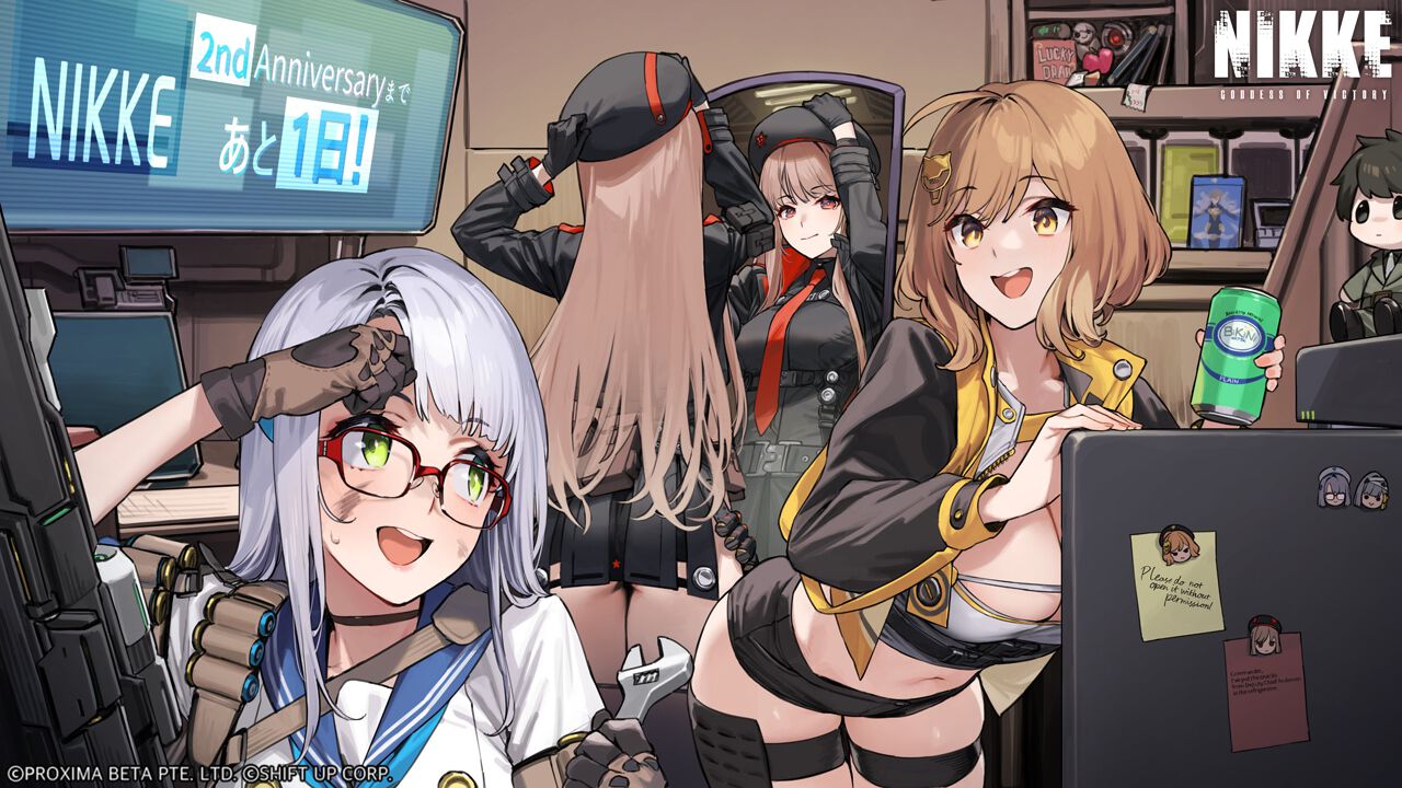 大注目 NIKKE』やっぱり最後はカウンターズ！ ウキウキ顔のアニスと その他