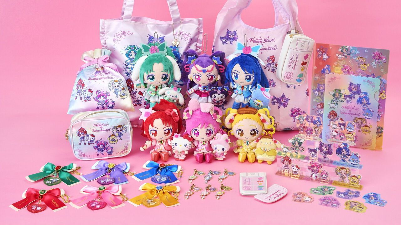 アニメ『Yes!プリキュア5GoGo!』とサンリオキャラクターズがコラボ。ドリーム×マイメロディ、ミルキィローズ×クロミなどの組み合わせでグッズが展開