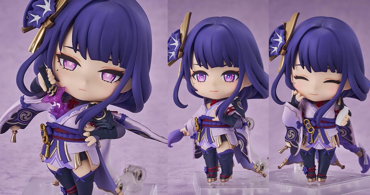 原神】大人気の《雷電将軍》がねんどろいど化。すまし顔・開眼顔・笑顔 