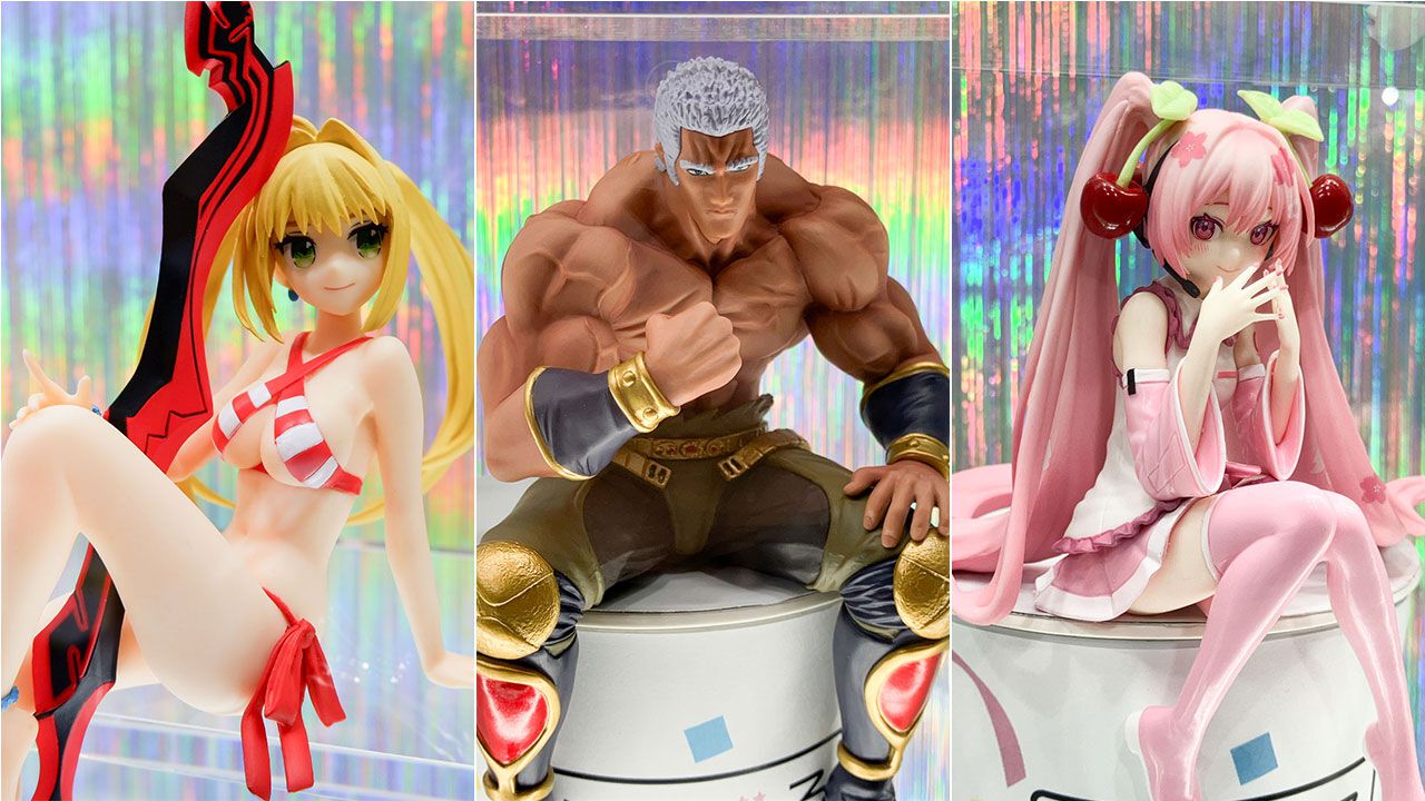 ぬーどるストッパーは水着の美少女から世紀末覇者まで網羅する。生活に溶け込むフィギュアシリーズ10年の歴史【アミューズメント エキスポ 2024】