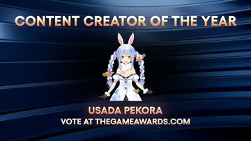 【ホロライブ】兎田ぺこら、The Game Awards 2024で“Content Creator of the Year”に日本のVTuberで初ノミネート。2年連続VTuberの受賞なるか？