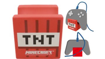 『マイクラ』TNTブロック型コントローラースタンドが12月下旬に発売。収まりが悪くなりやすいケーブルもホルダーでスッキリ【火気厳禁】