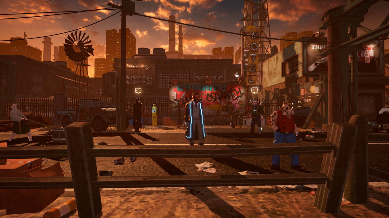 『ネオン ブラッド』3Dとドット絵を融合させたサイバーパンク・アドベンチャーRPGのSteam、PS、Xbox版が本日(11/26)発売。JRPGにインスパイアされたターン制のバトルにも注目