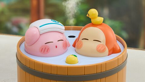 『カービィ』お風呂デザインのグッズがクレーンゲーム機に再登場。温泉でくつろぐカービィ＆ワドルディの姿にほっこり【12月6日スタート】