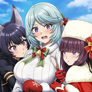 『カゲマス』クリスマスプレゼント大作戦開始！ サンタ衣装のイプシロンは背中、イータは笑顔で魅せる【陰の実力者になりたくて！】