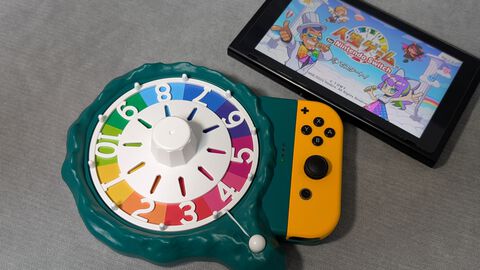 Switch『人生ゲーム』専用ルーレットコントローラーで遊んでみた。カタタタタタ……アナログな手触りがたまらない、出目もしっかりゲームとリンク