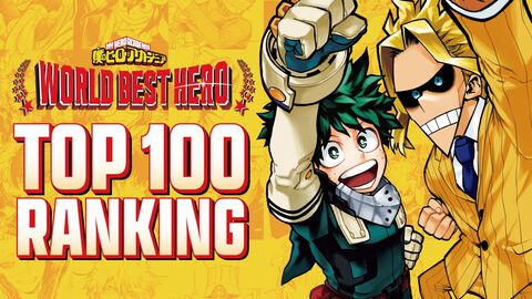 『ヒロアカ』人気キャラトップ100を発表する特番が本日（12/2）19時より公開。人気投票の結果をランキング形式でお届け。人気No.1ヒーローは誰だ？