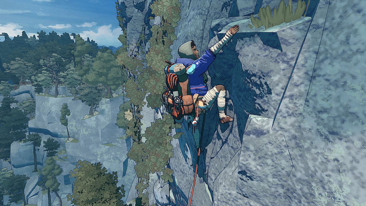 ロッククライミングゲー『Cairn』PCデモ版がSteamで配信開始。両手足を動かして絶壁をよじ登っていく肉体的感覚がたまらん