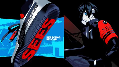 『ペルソナ3 リロード』atmos、PUMAとのコラボスニーカーが登場。戦闘服を彷彿とさせる配色、大胆な“S.E.E.S.”の文字が超オシャレ
