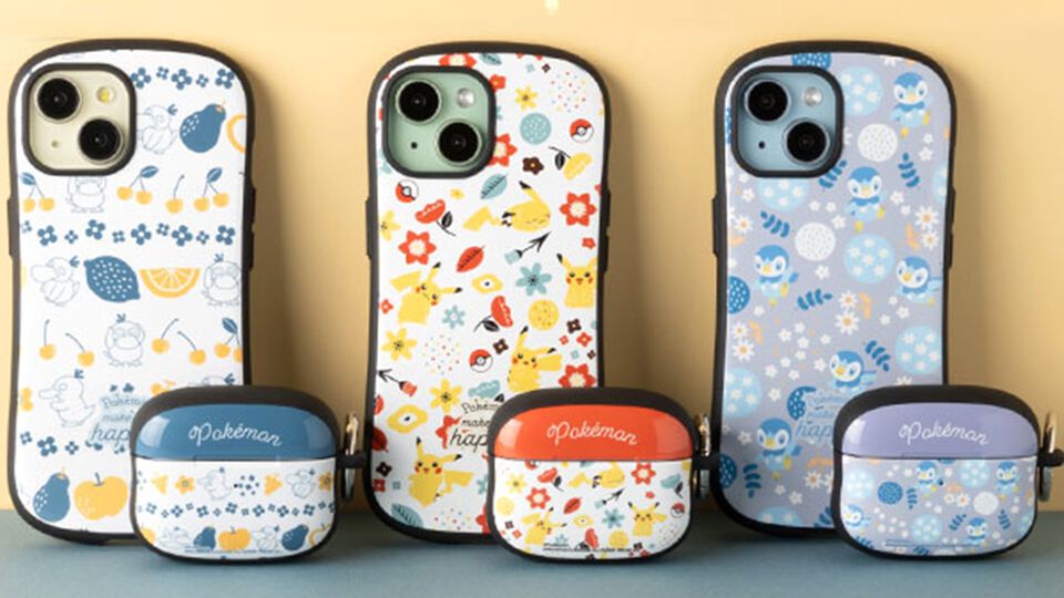 『ポケモン』北欧柄iPhoneケース＆AirPodsケース登場。ピカチュウ、コダック、ポッチャマたちがかわいいiFaceの新作