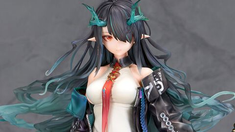 『アークナイツ』シーが1/7スケールフィギュアになって登場。あみあみ限定特典“アクリルストラップ”付きで予約受付中