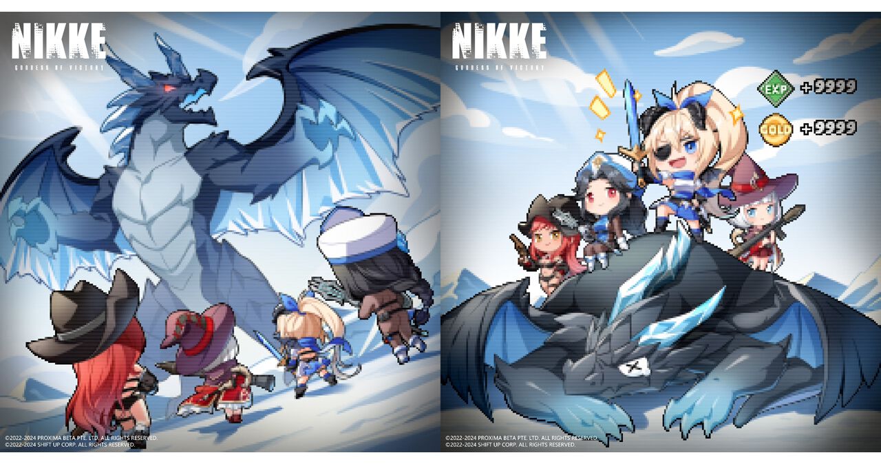 NIKKE』“野生のドラゴンが現れた！行け、ギロチン