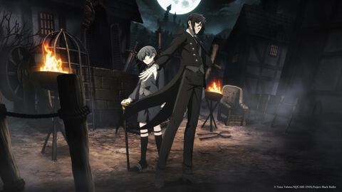 アニメ『黒執事 -緑の魔女編-』2025年4月より放送決定。サリヴァン役に釘宮理恵、ヴォルフラム役に小林親弘。セバスチャン、シエルの新規イラストも解禁