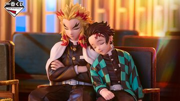 『鬼滅の刃』新作一番くじが本日（12/11）発売。いっしょに眠る炭治郎＆煉獄さんのシーンを再現したフィギュアが尊い