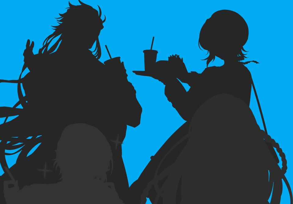 【マクドナルド】『グラブル』コラボか? 「6年ぶりに帰ってくる!」というポストと4人のシルエットが公開