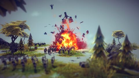 『Besiege -ビシージ-』がSwitch/PS5で発売。最強マシンですべてを破壊せよ、オリジナル兵器を作り上げる物理演算シミュレーション