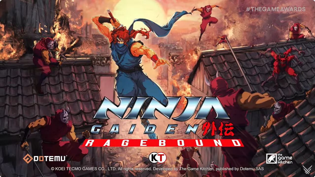 NINJA GAIDEN: Ragebound』が発表。『忍者龍剣伝』の最新作となる2Dアクションで2025年夏発売【The Game Awards  2024】 | ゲーム・エンタメ最新情報のファミ通.com