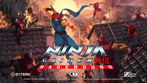 『NINJA GAIDEN: Ragebound』が発表。『忍者龍剣伝』の最新作となる2Dアクションで2025年夏発売【The Game Awards 2024】